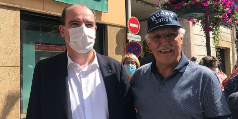 José Redondo em Prades com o primeiro-ministro francês