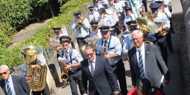Banda de São Romão acompanha Senhora da Piedade há mais de 45 anos