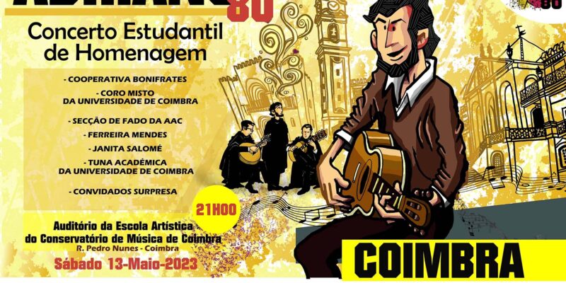 Trevim: Leia também Concerto estudantil homenageia Adriano Correia de Oliveira a 13 de maio