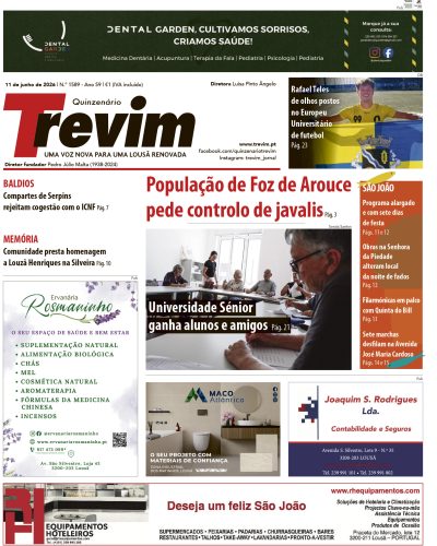 Trevim - Edição: 11 de junho de 2026 | N.º 1589