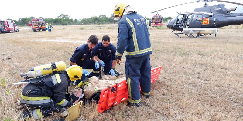 Simulacro testa meios e operacionais no Aeródromo da Lousã
