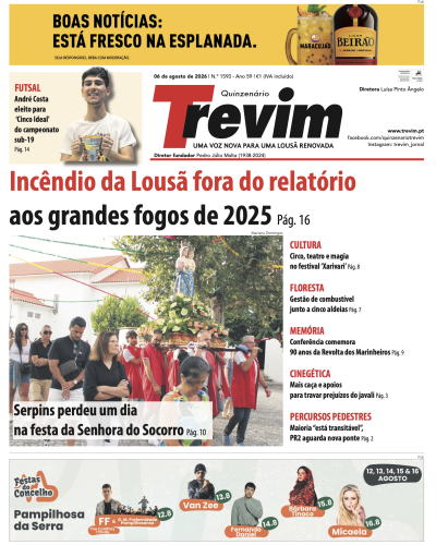 Trevim - Edição: 06 de agosto de 2026 | N.º 1593